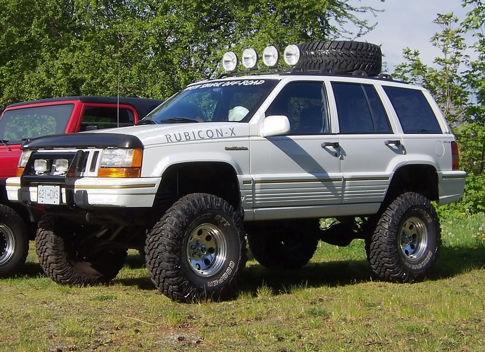 Lifted white jeep grand cherokee #5